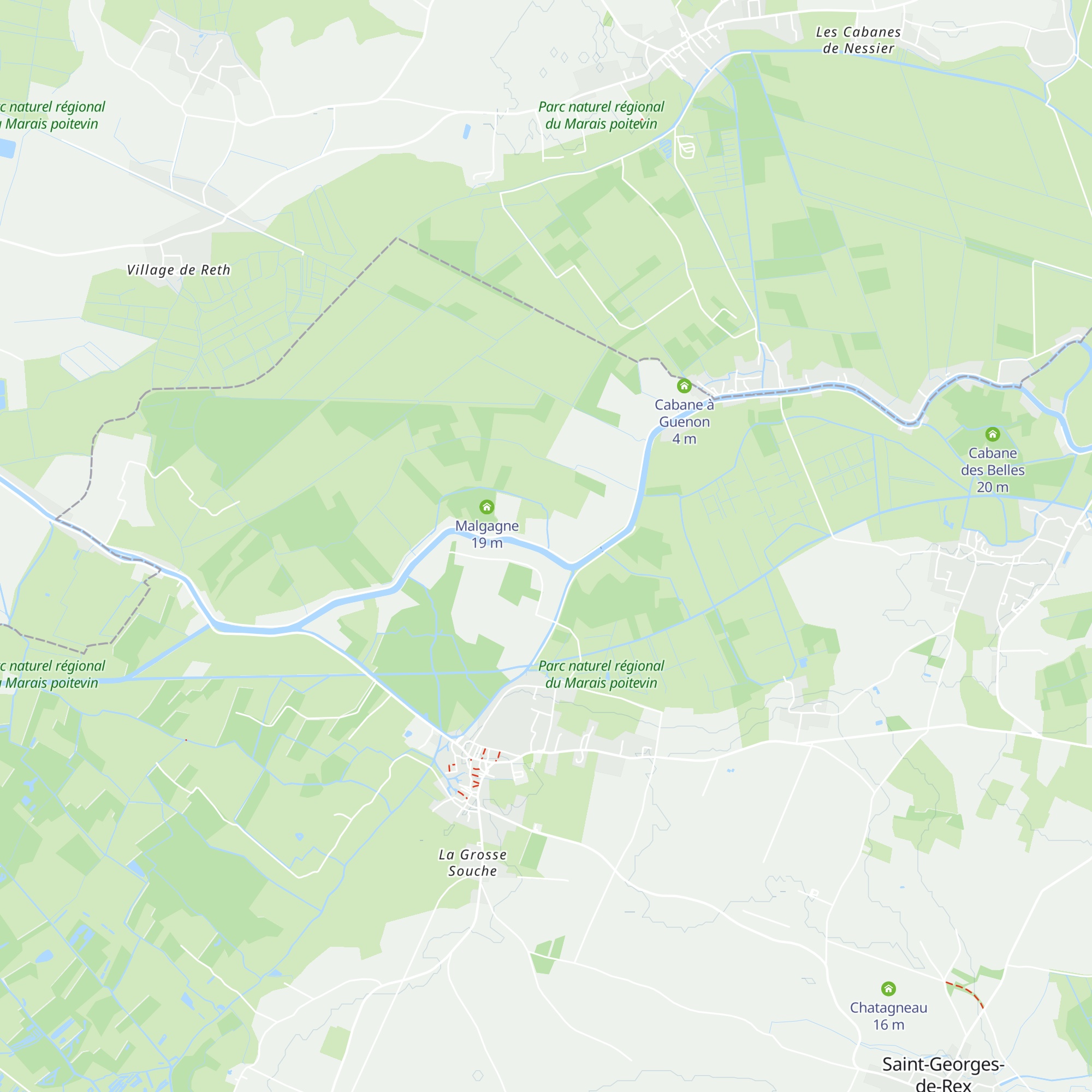Gîtes de France map