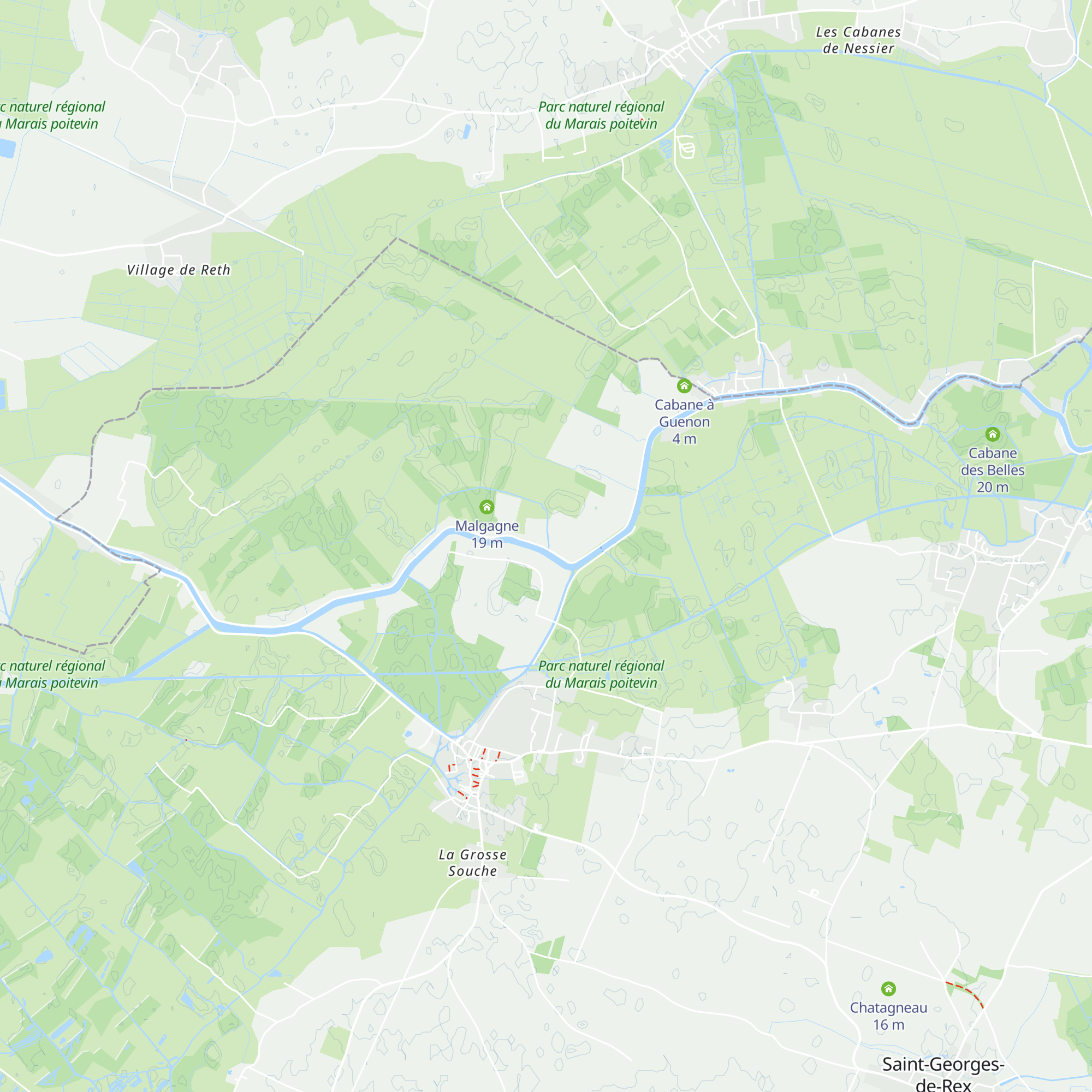 Gîtes de France map