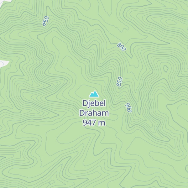 Map of Djebel Draham