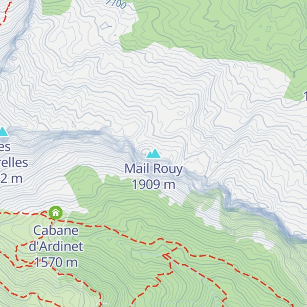 Map of Mail Rouy