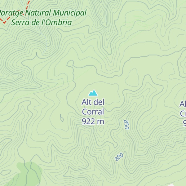 Map of Alt del Corral