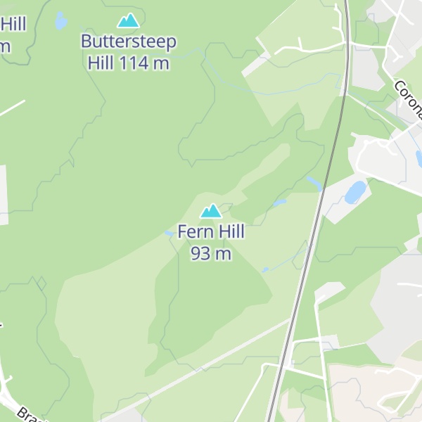 Map of Fern Hill