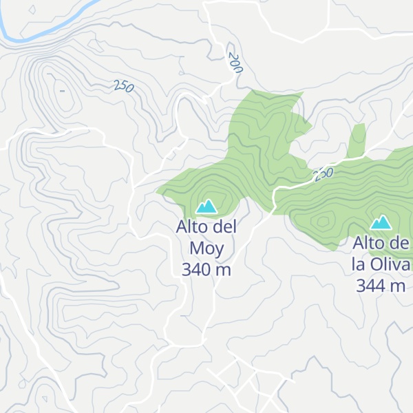 Map of Alto del Moy