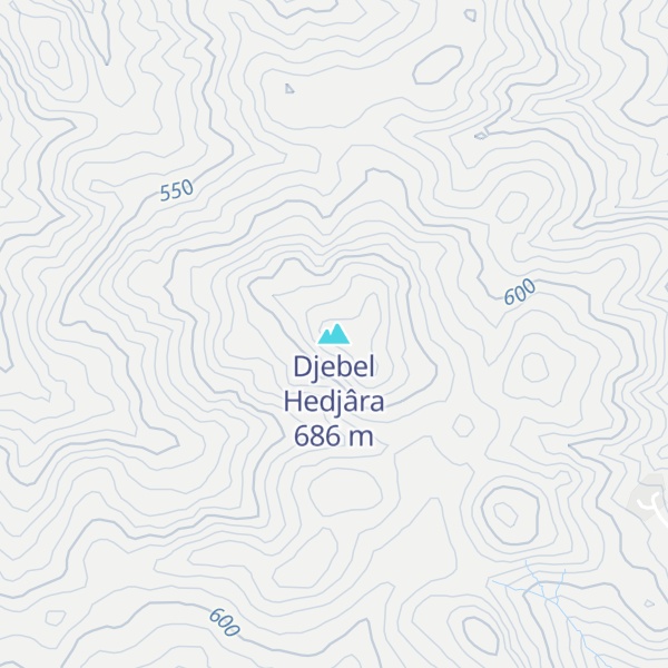 Map of Djebel Hedjâra