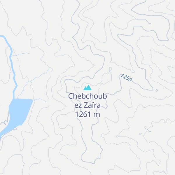Map of Chebchoub ez Zaïra
