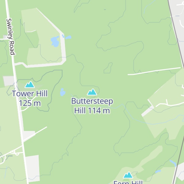 Map of Buttersteep Hill