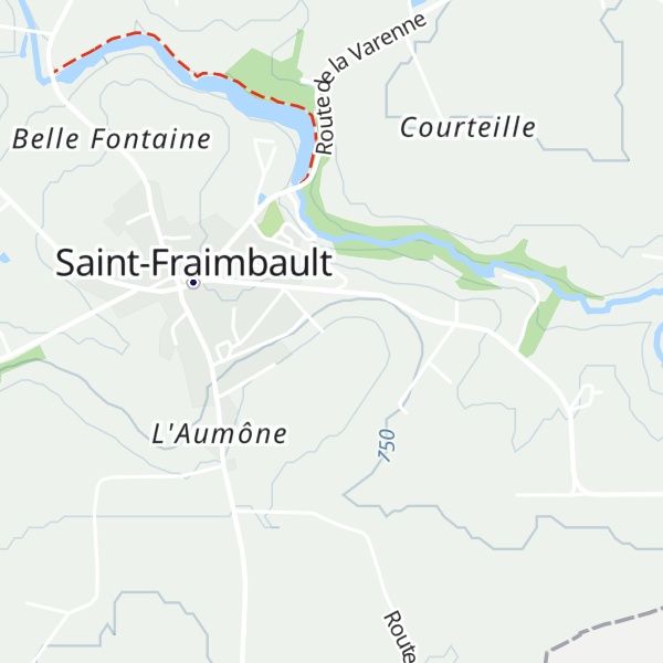 Map of Gîte de Bellevue