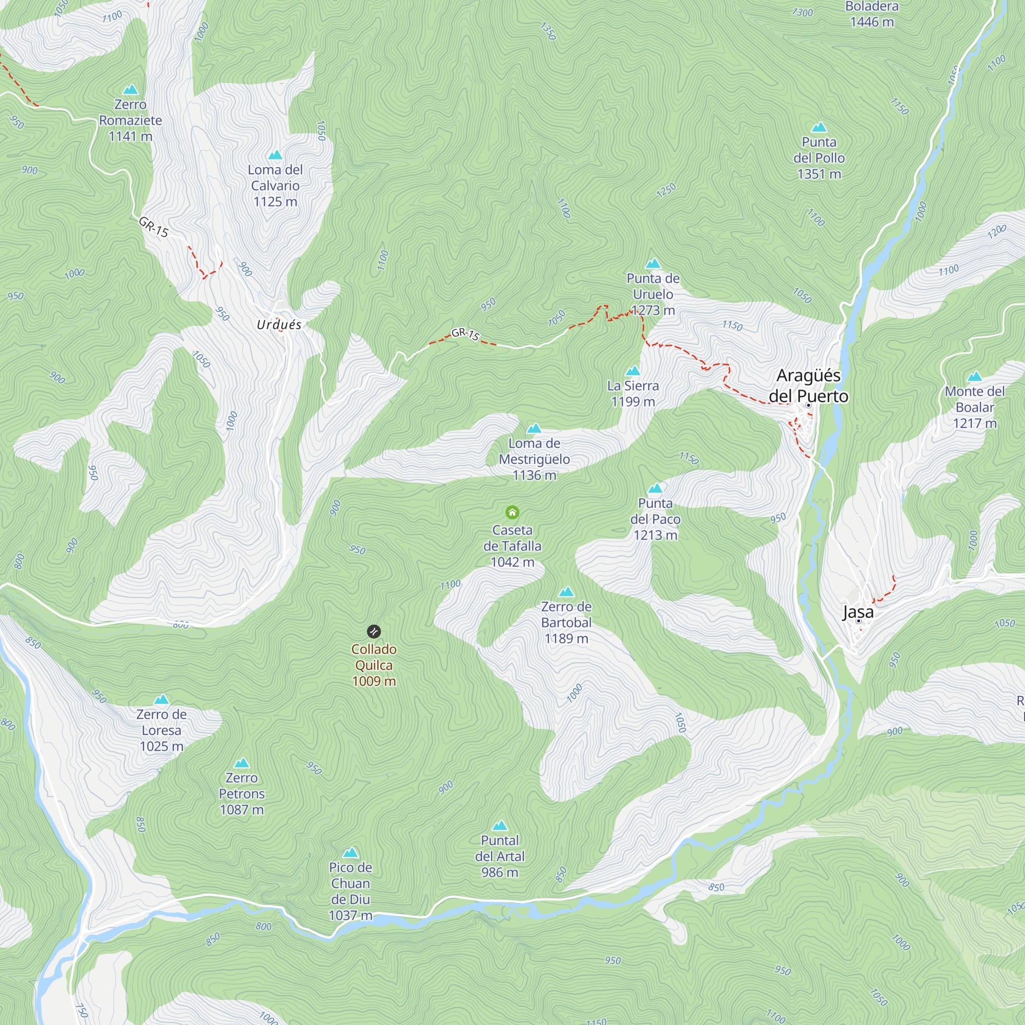 Caseta de Tafalla map