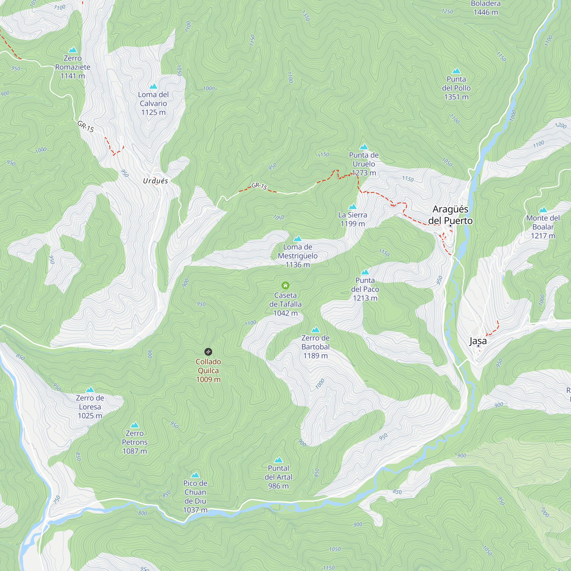 Caseta de Tafalla map