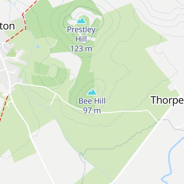 Map of Bee Hill