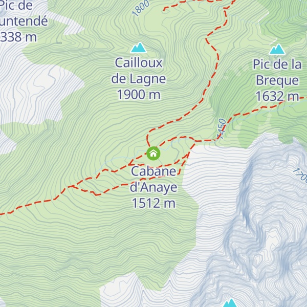 Map of Cabane d'Anaye