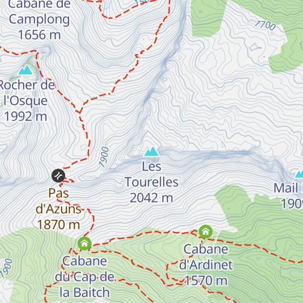 Map of Les Tourelles