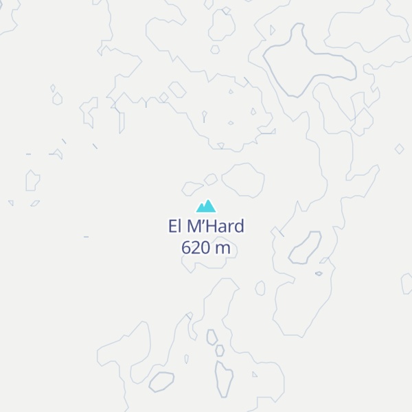 Map of El M’Hard