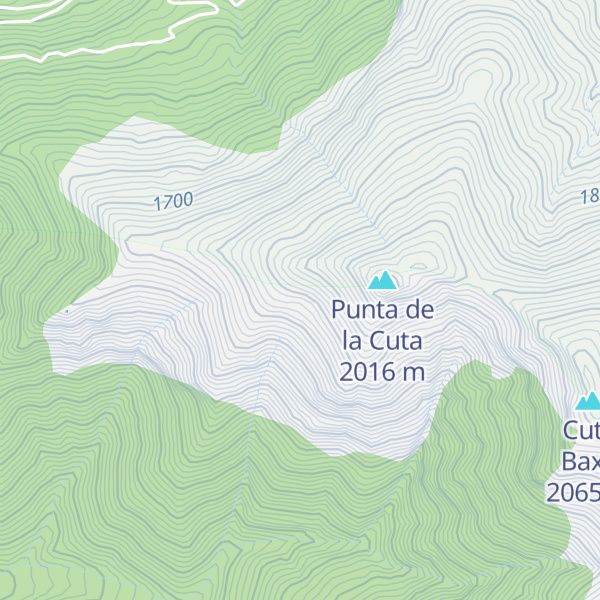 Map of Refugio del Monte de la Cuta