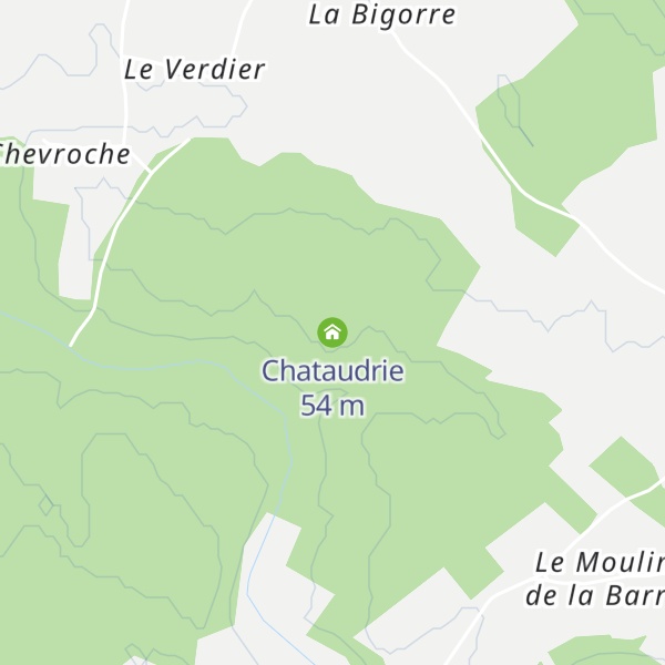 Map of Chataudrie