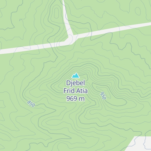 Map of Djebel Frid Atia