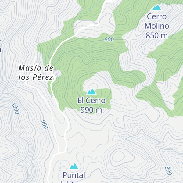 Map of El Cerro