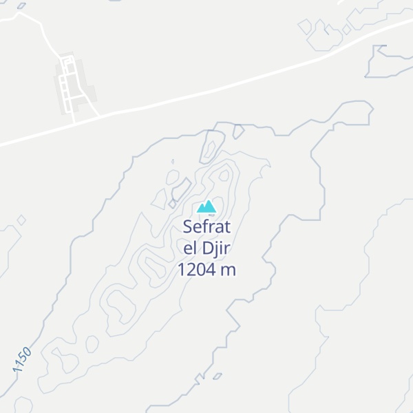 Map of Sefrat el Djir