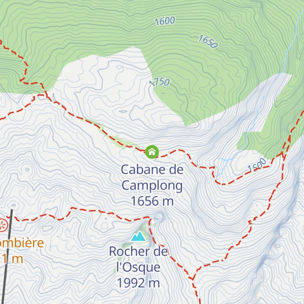 Map of Cabane de Camplong