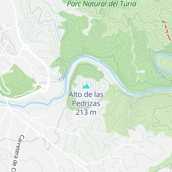 Map of Alto de las Pedrizas