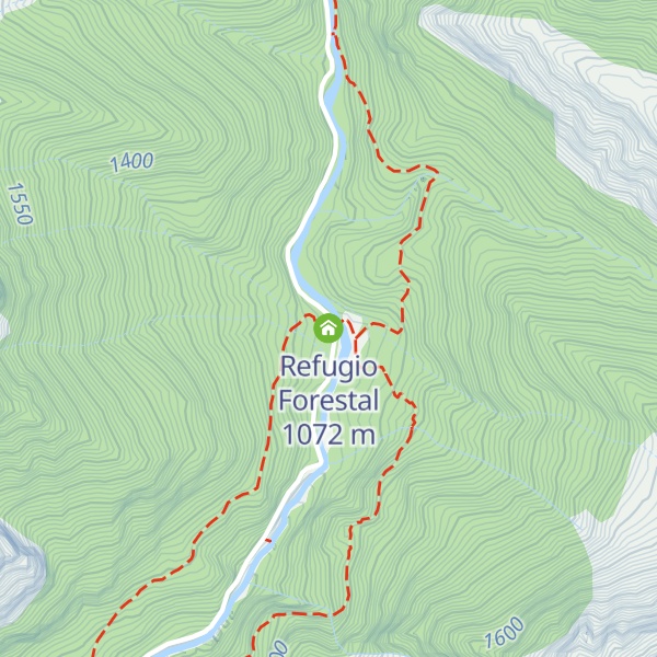 Map of Refugio Forestal