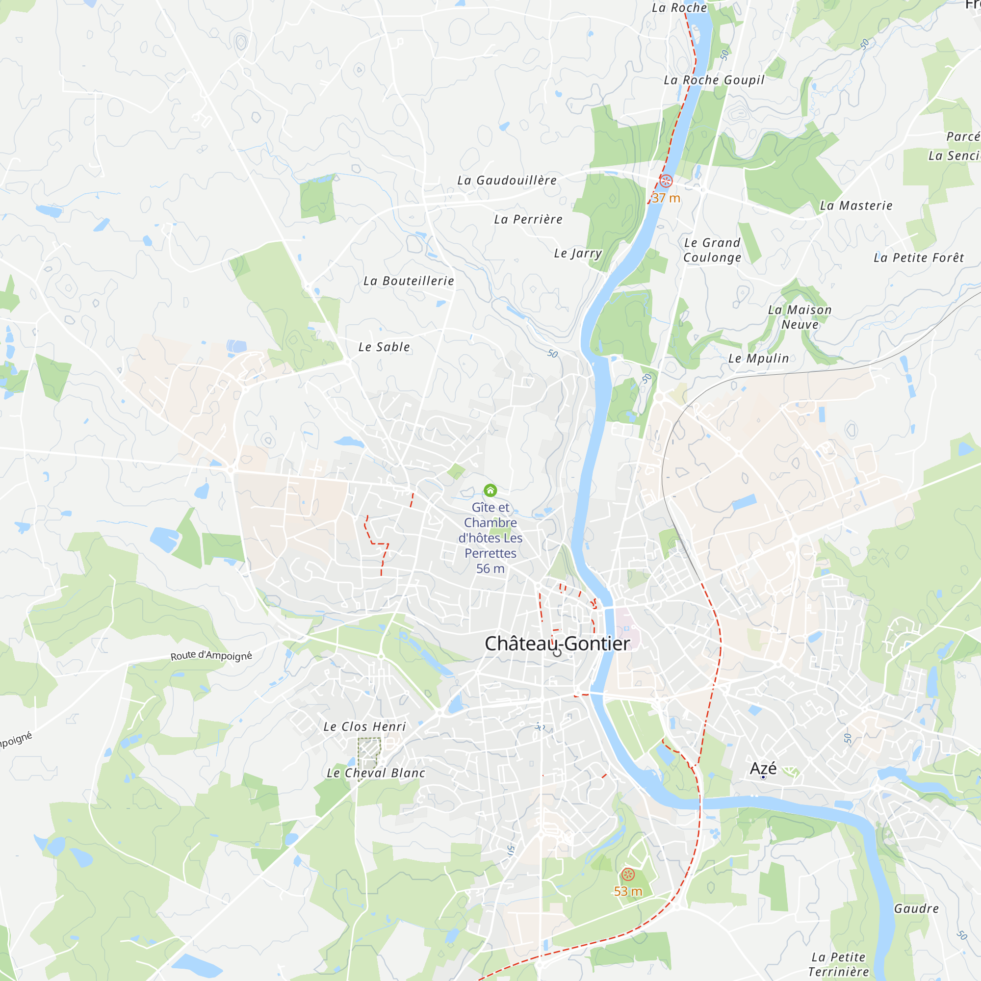 Gîte et Chambre d'hôtes Les Perrettes map