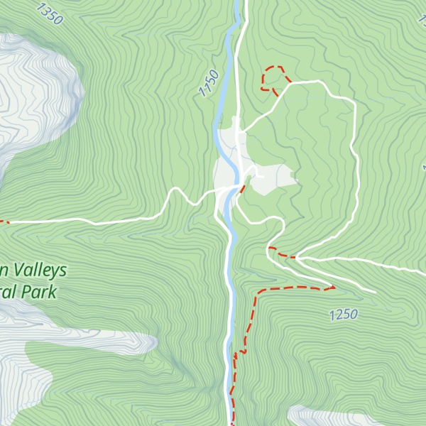 Map of Refugio Selva de Oza