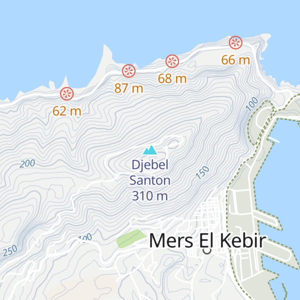 Map of Djebel Santon