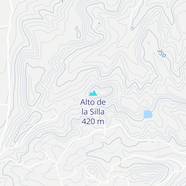 Map of Alto de la Silla