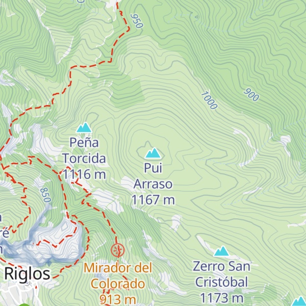 Map of Pui Arraso