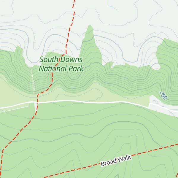 Map of Heyshott Down