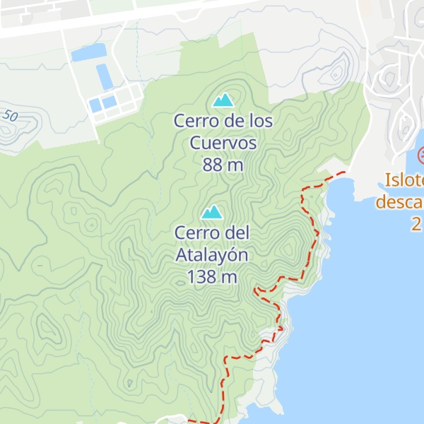 Map of Cerro del Atalayón