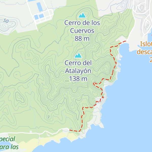 Map of Cabezo de la Escucha