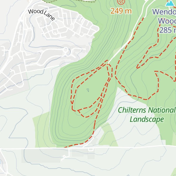 Map of Boddington Hill