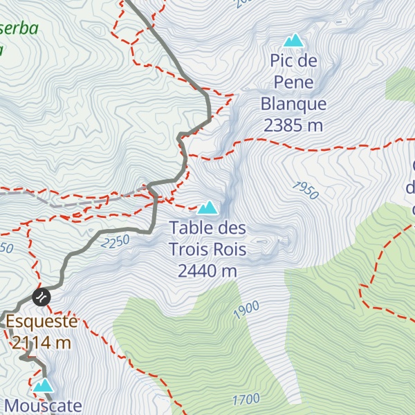 Map of Table des Trois Rois