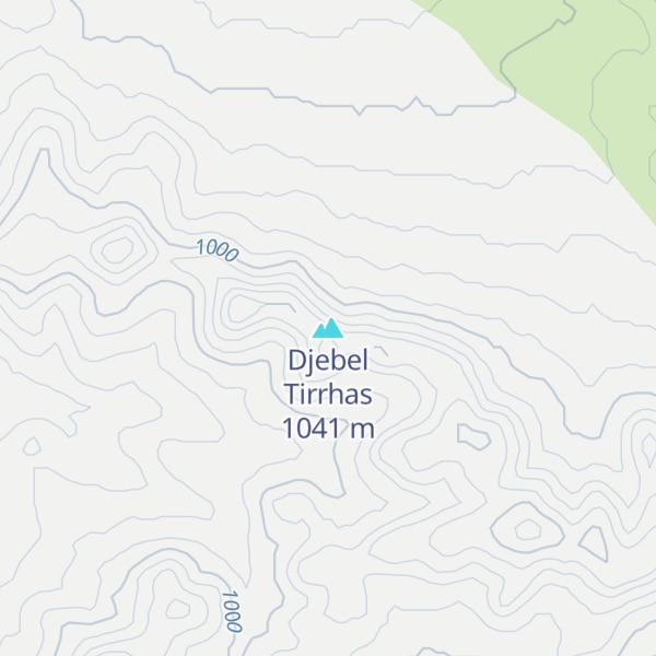 Map of Djebel Tirrhas