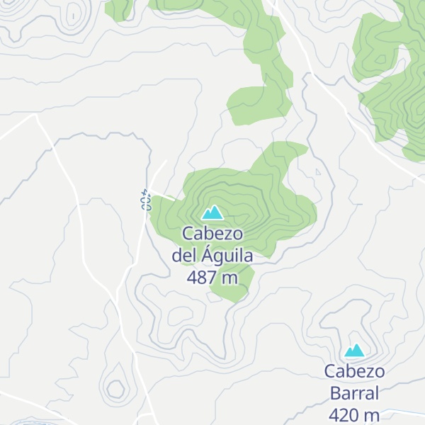 Map of Cabezo del Águila