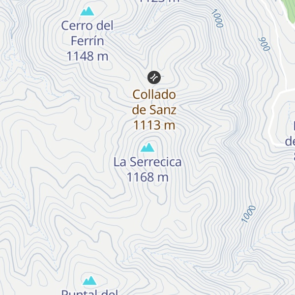 Map of La Serrecica