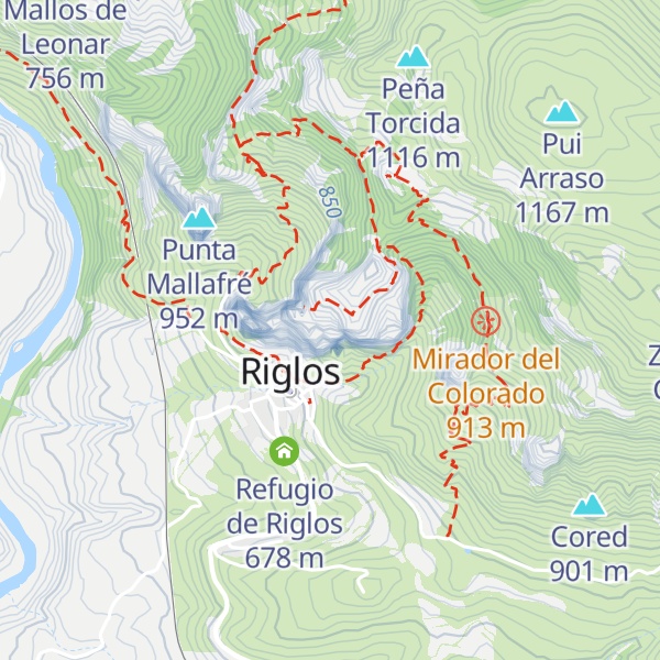 Map of Mallo Frechín
