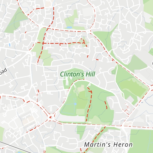 Map of Clinton's Hill