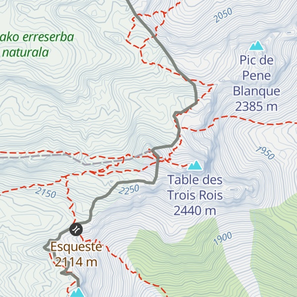 Map of Hiru Erregeen Mahaia