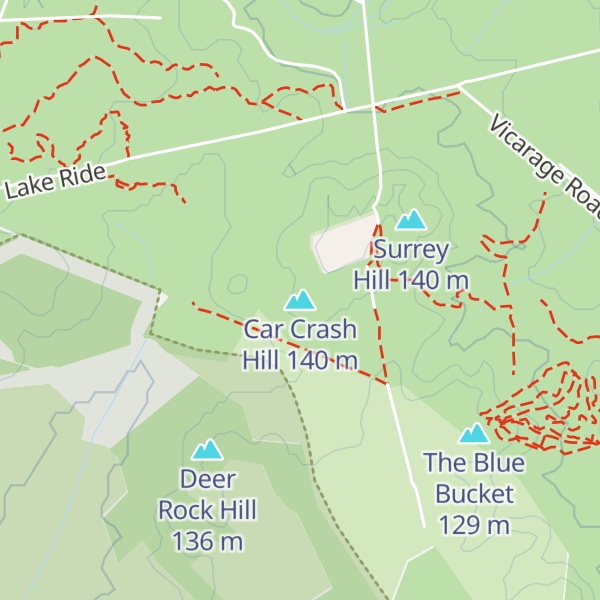 Map of Car Crash Hill