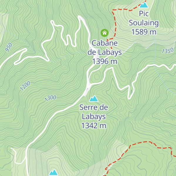 Map of Cabane Verte