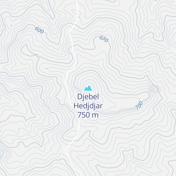 Map of Djebel Hedjdjar