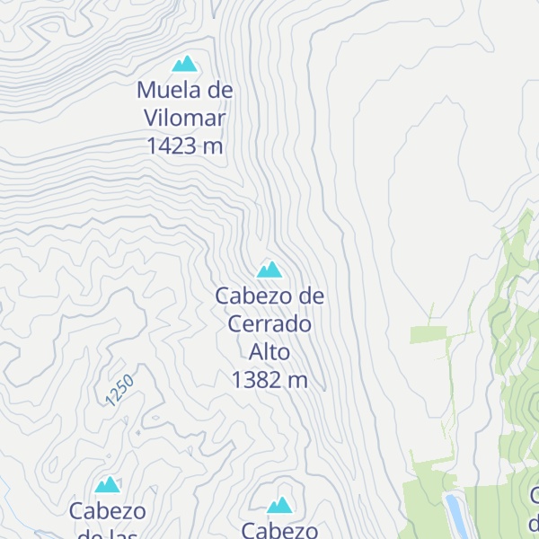 Map of Cabezo de Cerrado Alto