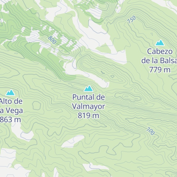 Map of Puntal de Valmayor