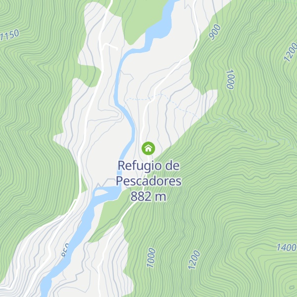 Map of Refugio de Pescadores