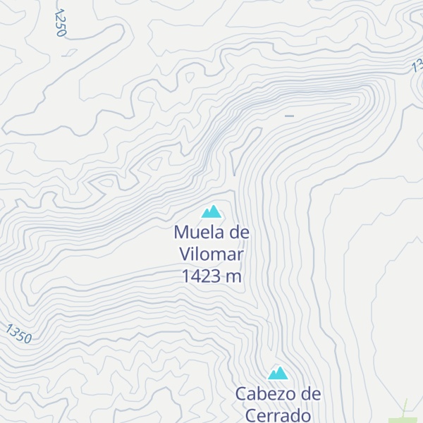Map of Muela de Vilomar