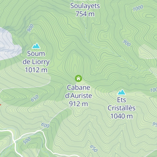 Map of Cabane d'Auriste