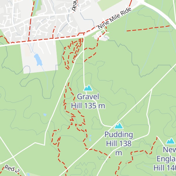 Map of Gravel Hill